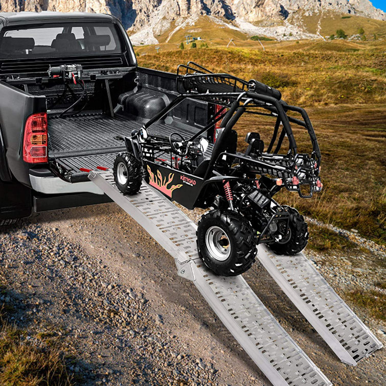 ACEM 1500Lbs Capacity Aluminum Foldable Truck Ramp (Set Of 2) Wayfair